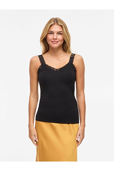 VILA Top VICLURA V-Ausschnitt