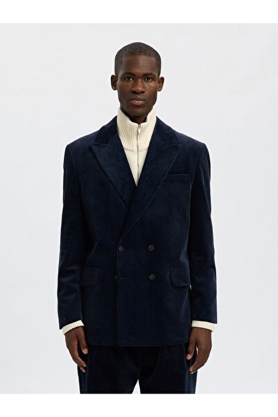 SELECTED Zweireihiger Blazer Cord