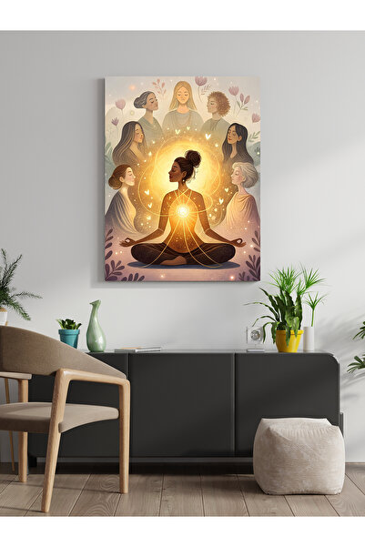 visdora Μοντέλο Διαλογισμού Πίνακας Ζωγραφικής σε Καμβά Διακόσμηση Σπιτιού Γρ...