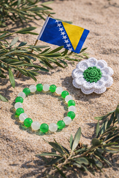 Günebakan Srebrenitsa Flower Bracelet