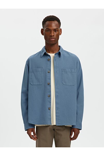 SELECTED Overshirt Regular Fit Twill