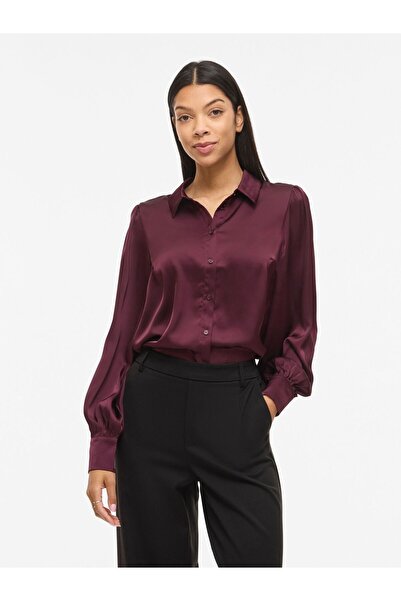 VILA Hemd VIENNA Ballonärmel