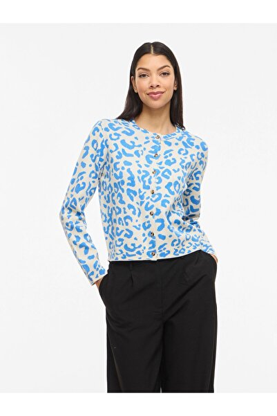 VILA Strickjacke VIMAYAS Jacquard