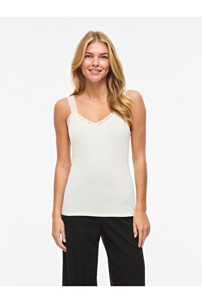 VILA Top VICLURA V-Ausschnitt