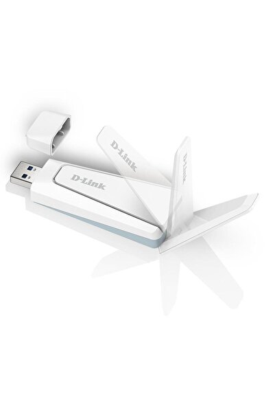 D-Link Placa de retea AX18U, Wi-Fi 6, USB 3.0, port, 1800 Mbps, 1 x antena ex...