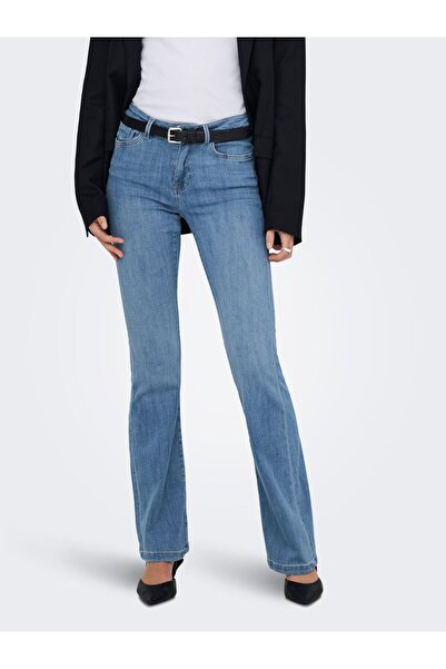ONLY Jeans ONLPOWER Mittlere Taille Flared Jeans