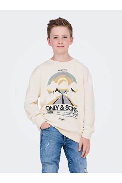 Only & Sons Sweatshirt mit Rundhalsausschnitt