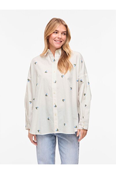 VILA Langarmhemd VIAILA Besticktes