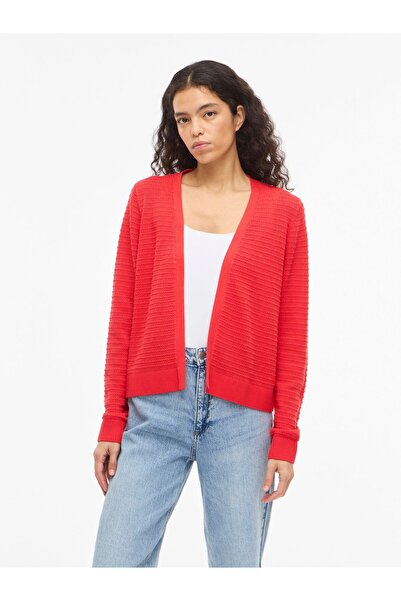 VILA Strickjacke VILOLLO Offene