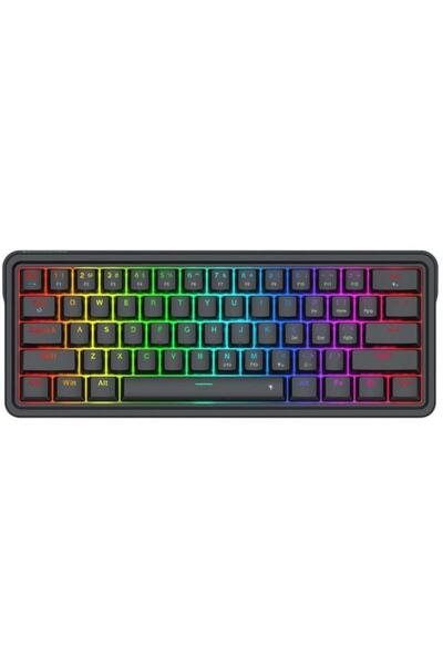 REDRAGON Ironguard Mechanical Gaming Keyboard, Wired, USB, RGB Lighting (Black)