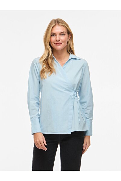 VILA Langarmhemd VILUMI Wickel