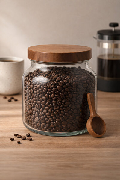 welcomein 2000 ML Akasya Kapaklı Mega Cam Kavanoz – Büyük Boy Hava Almayan Ka...