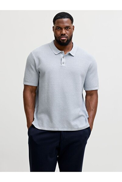 Jack & Jones Plus Gestricktes Polo Plus Size Gestricktes Polo