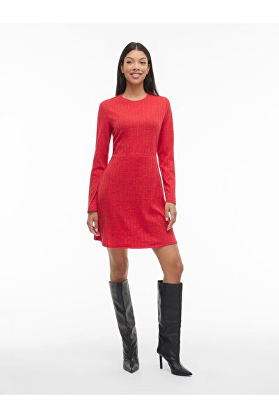 VILA Minikleid VISEWI Langärmeliges