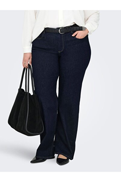 Only Carmakoma Jeans mit weitem Bein CARWILLY Hohe Taille wide Fit Jeans