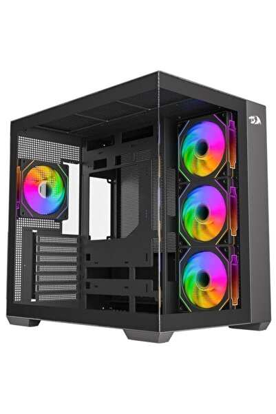 REDRAGON Evo Case, aRGB Lighting, Middle Tower, Without Power Supply (Black)