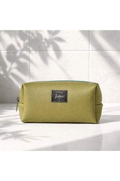 ICONE BAG Teksturirano Prirodna koža Šminka Torba Držač za olovke