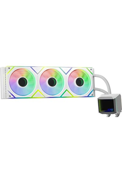 XPG Cooler CPU LEVANTE II 360, iluminare RGB, 3 x 120 mm (Alb)