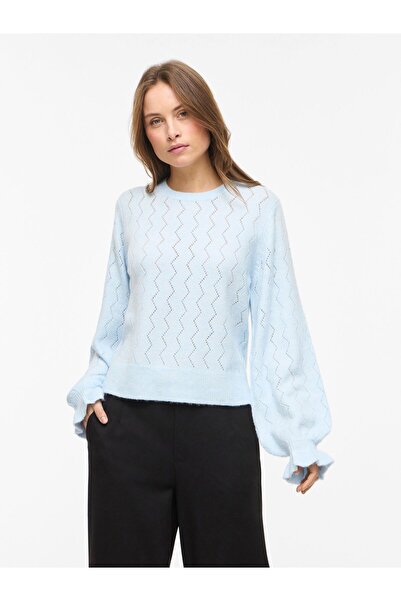 VILA Strickpullover VISALSA Langärmeliger