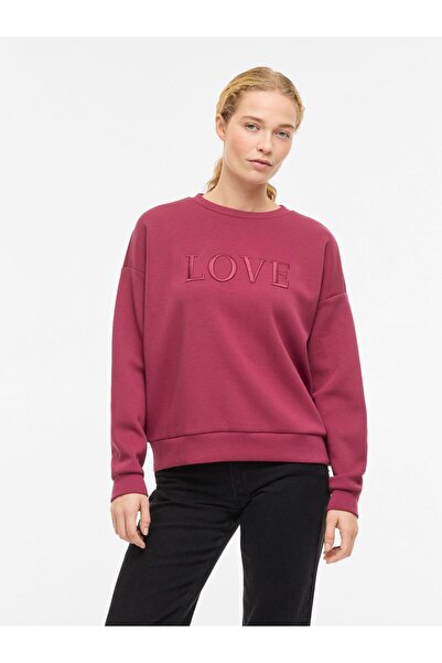 VILA Langärmeliges Sweatshirt VIREFLECT Rundhals