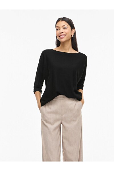 VILA Strickoberteil VIMALU 3/4-Arm