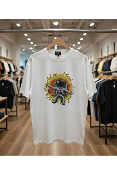 playwear Astronaut majica sa printom, 100% pamuk, regular fit, okrugli izrez