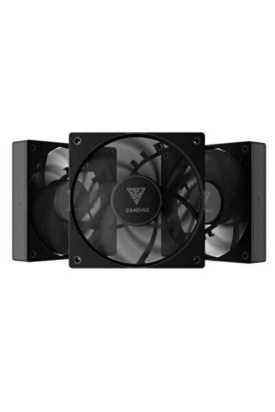 gamdias Set 3 ventilatoare Notus M1-1203, 120mm, 400 - 1600rpm (Negru)
