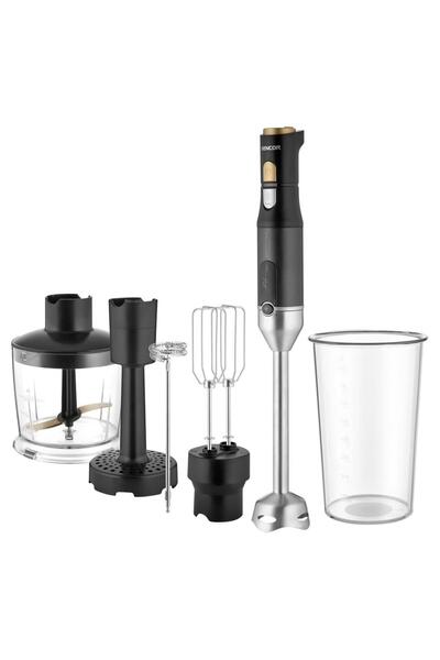 Sencor Blender de mana 4in1 SHB6442BK, 1200 W, Bol 800 ml, Tocator 500 ml, Sp...