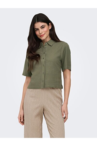 ONLY Hemd ONLGOA Leinen Hemd