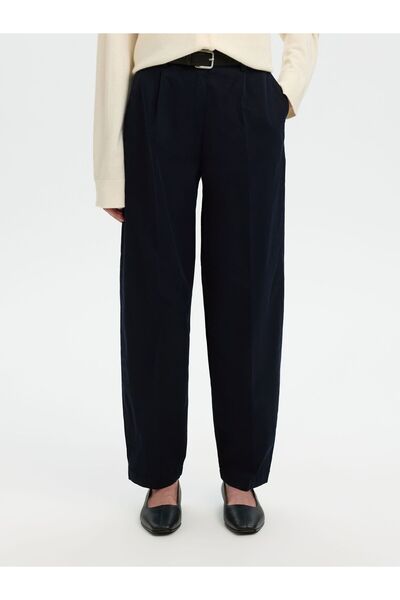 SELECTED Barrel Fit Hosen Baumwollmix