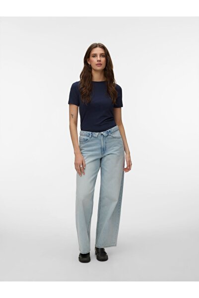 Vero Moda Jeans VMMILOU Mittlere Taille Weiter Beinschnitt Jeans