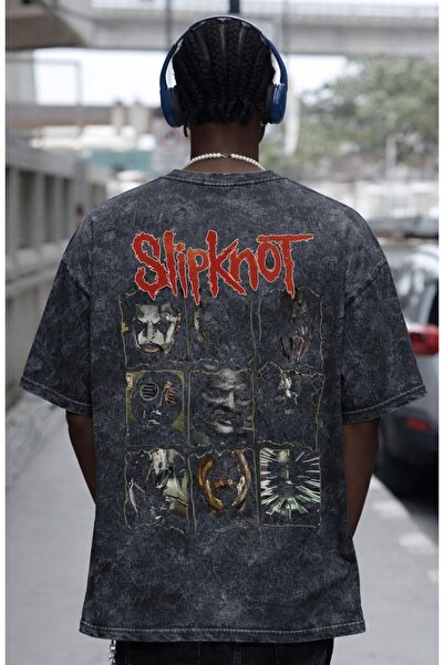 SEVBANO Slipknot rok metal muzički bend, unisex majica sa leđnim printom, ove...