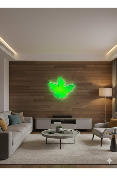 Sun Aplik Sconce Bird Led Wall Lamp 22X25X5