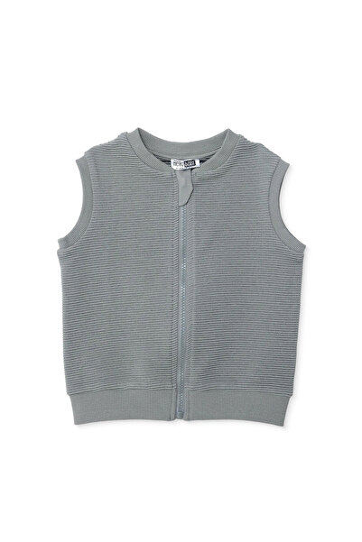 ebebek Hello Baby HelloBaby Erkek Bebek Yelek Fermuarlı Bisiklet Yaka Atlet