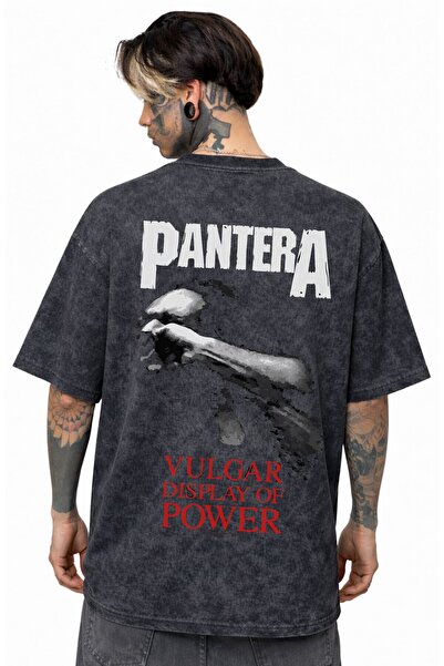 SEVBANO Pantera rok metal muzički bend, unisex majica sa leđnim printom, over...