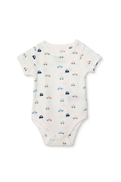 ebebek Hello Baby HelloBaby Erkek Bebek Body Araba Baskılı Çıtçıtlı Çıtçıtlı ...