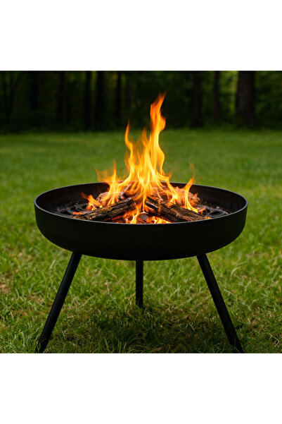 Empressco Çok Amaçlı Mangal ve Ateş Çukuru, Kapasite 45, Çelik Tasarım