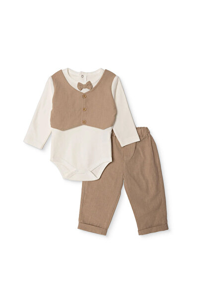 ebebek Hello Baby HelloBaby Erkek Bebek Mevlüt Kıyafeti Düğmeli Gömlek Yaka U...