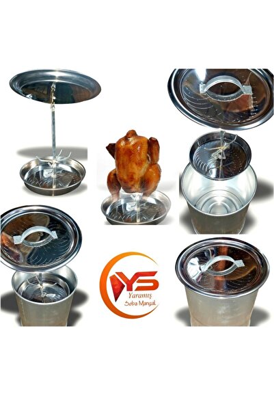 Empressco Pratik Teneke Tavuk Seti, Askı Aparatı ve Kolay Servis için ideal