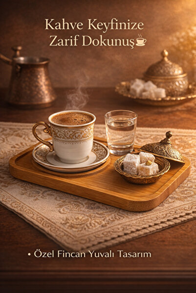 EcoVibe بامبو صينية تقديم القهوة |   حامل الأكواب مع فتحة تثبيت، مانع للانزلا...