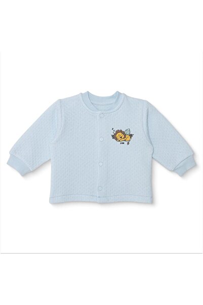 ebebek Hello Baby HelloBaby Erkek Bebek Kapitone Hırka Hayvan Baskılı Çıtçıtl...