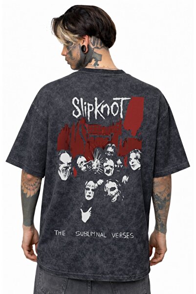 SEVBANO Slipknot rok metal muzički bend, unisex majica sa leđnim printom, ove...
