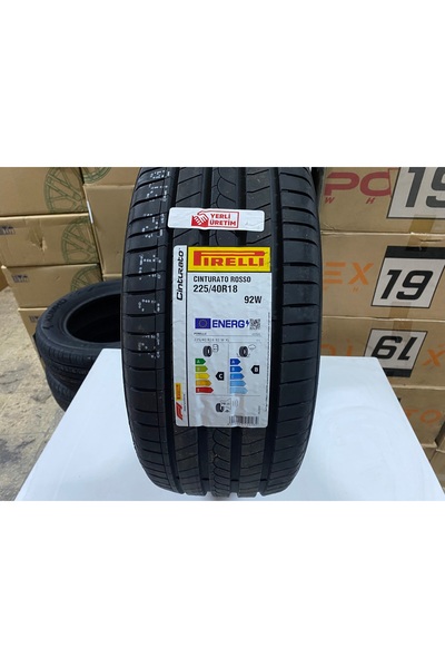 Pirelli 225/40 R18 92W Xl Cinturato Rosso Oto Yaz Lastiği (Üretim Yılı:2025)