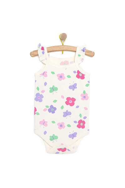 ebebek Hello Baby HelloBaby Kız Bebek Body Bisiklet Yaka İp Askılı