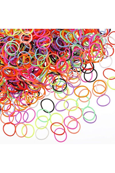 Hicarer 1000 Mini Rubber Bands Soft Elastic Bands for Hair Braids Hair (Vibra...
