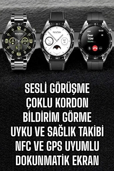 Epilons Akıllı Saat Titreşimli Pusula Nabız Ve Tansiyon Ölçer Nfc Uyumlu