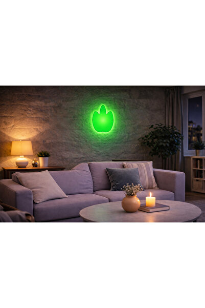 Sun Aplik Sconce Cactus Led Wall Lamp 28X25X5