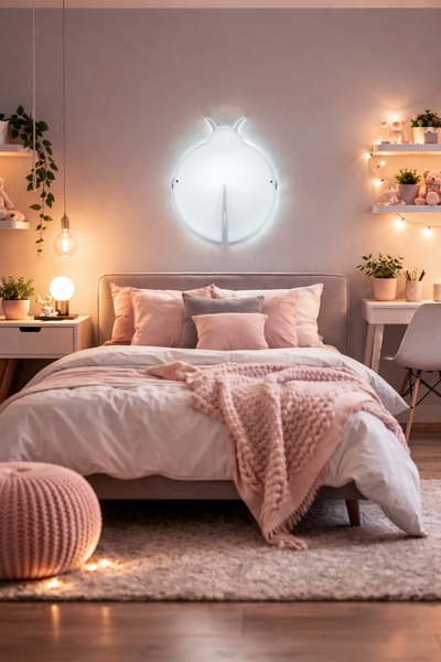 Sun Aplik مصباح حائط LED على شكل دعسوقة 25x21x5