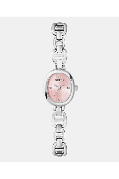Guess Ladies Silver Tone Analog Watch