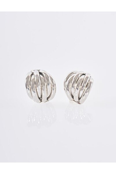 Kayra Spiral Earrings Silver